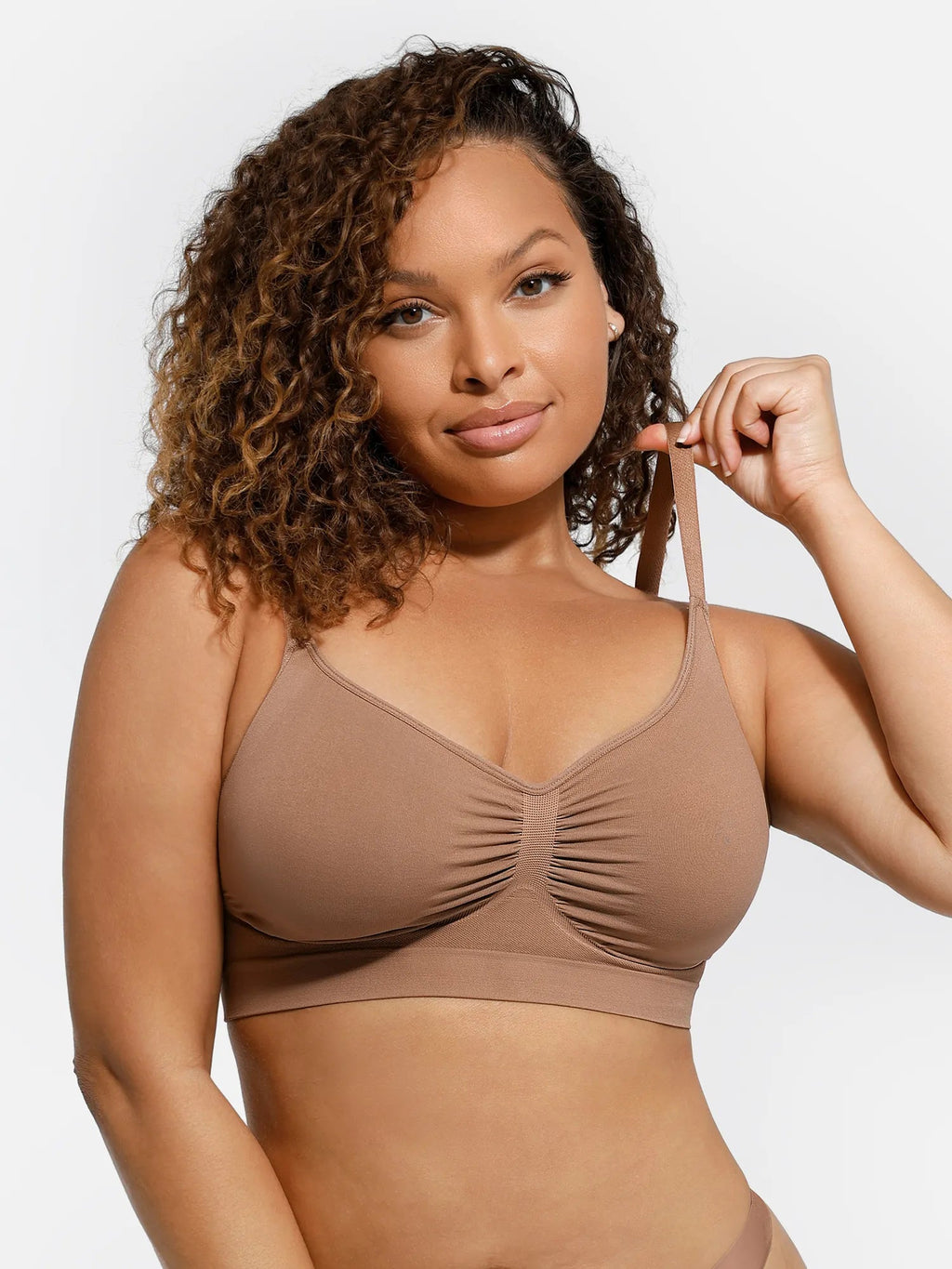 Wireless Bra Khaki