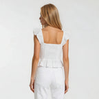 Ami Linen Top