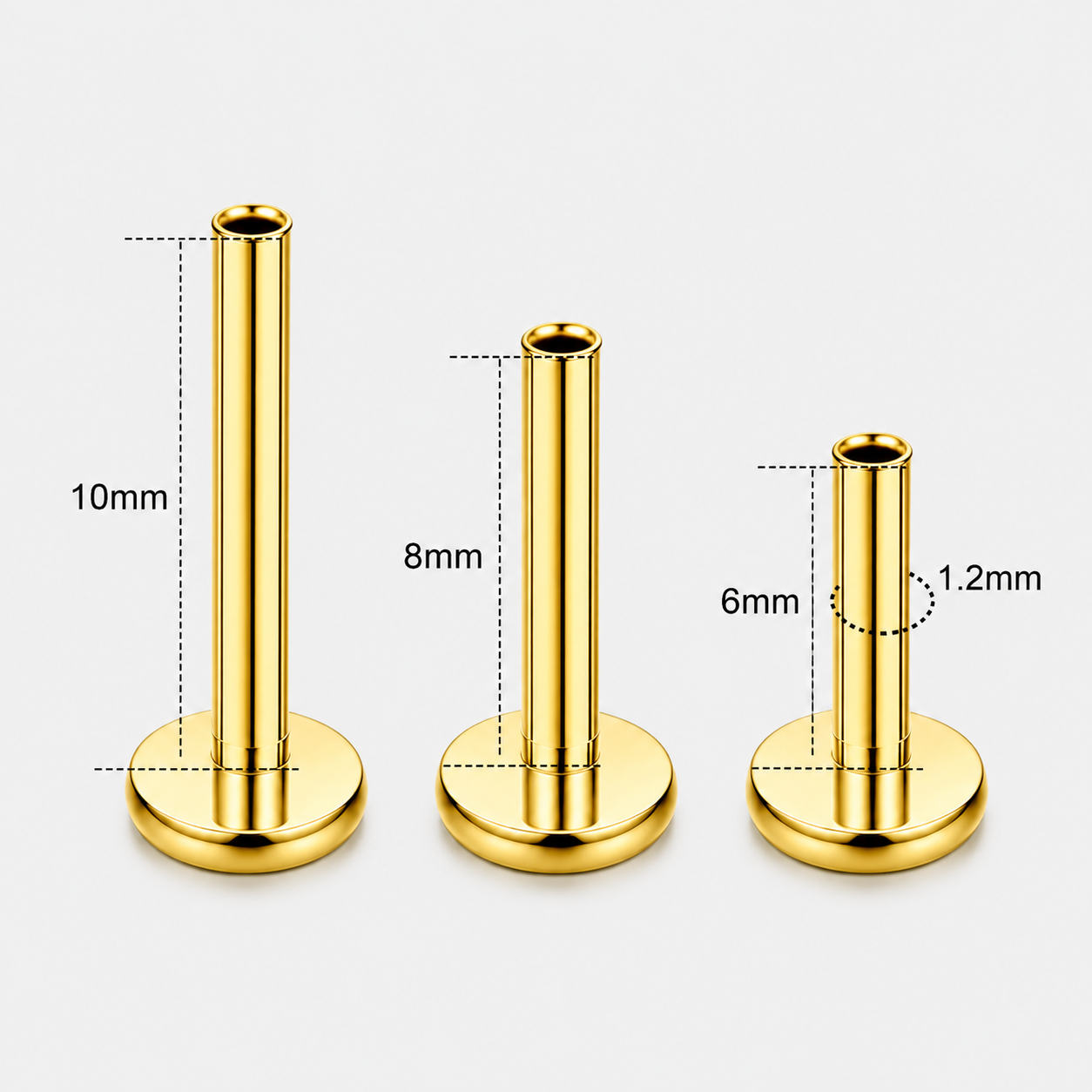 Titanium Crown Earring