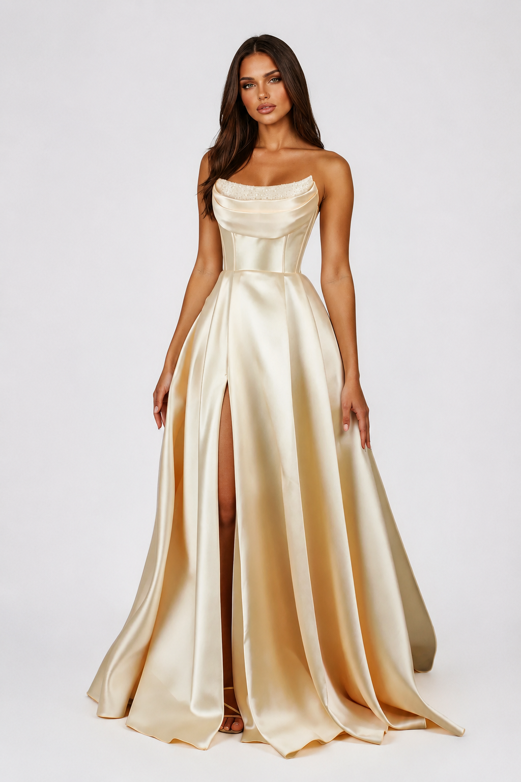 The Halo Corset Ball Gown