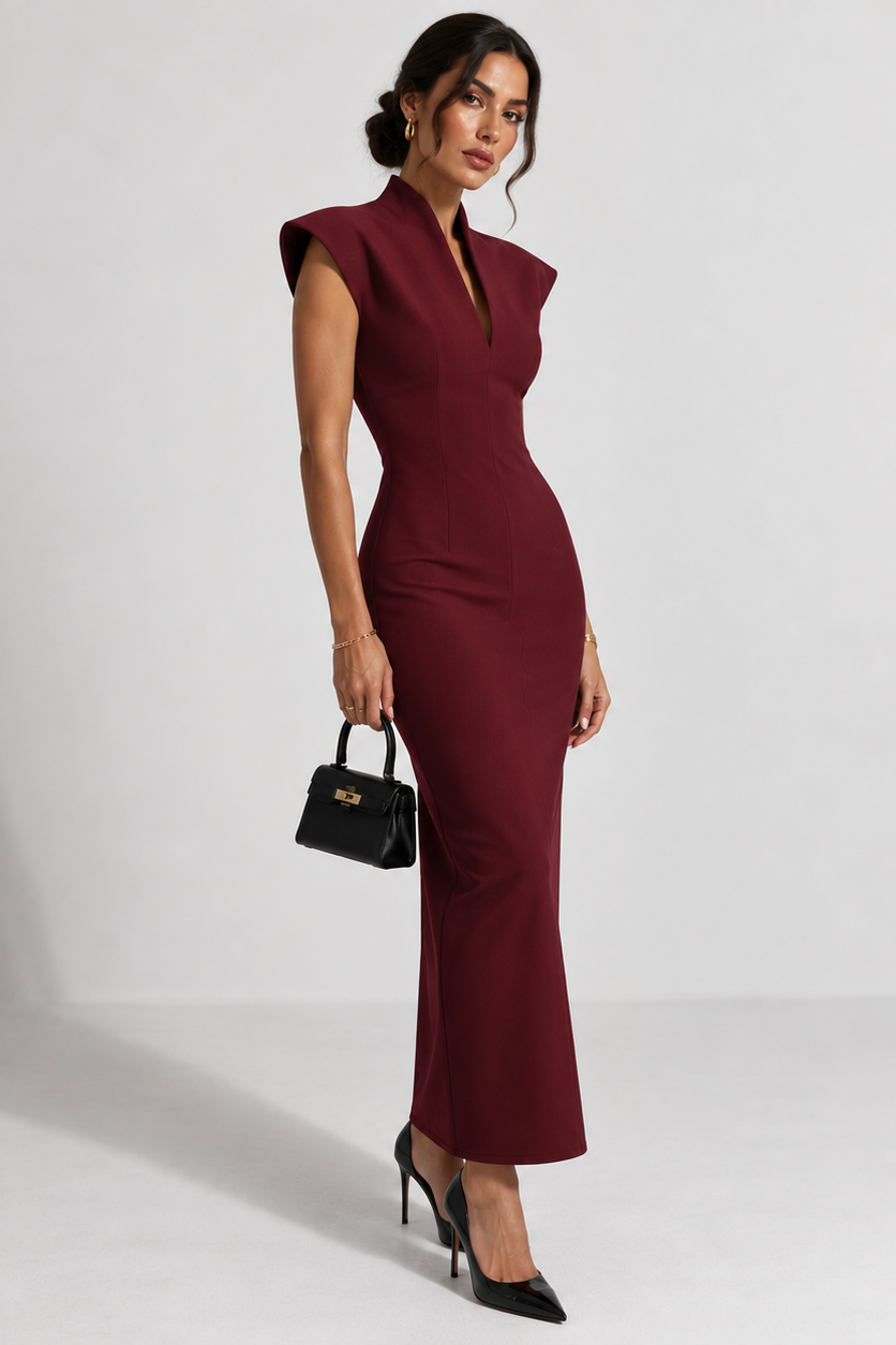 Sculpted Midaxi Dress