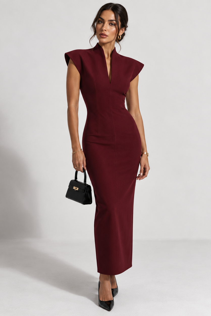 Sculpted Midaxi Dress