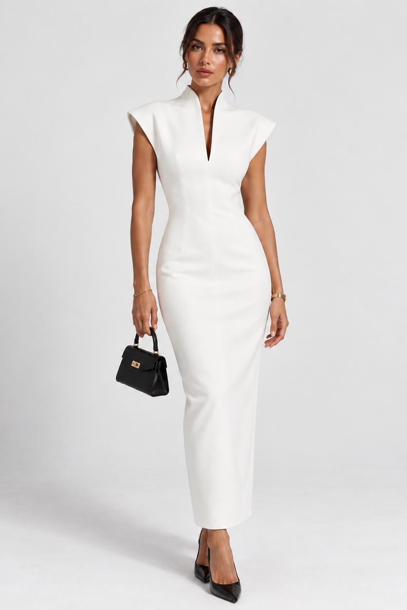 Sculpted Midaxi Dress